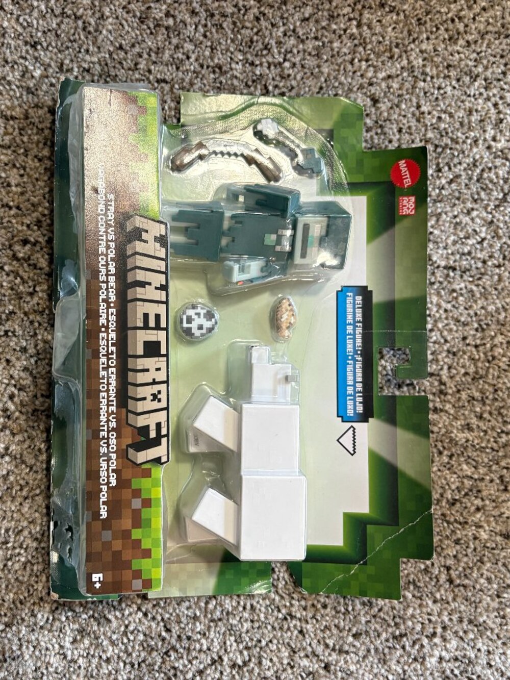 Minecraft Stray vs Polar Bear Figure Pack Mattel